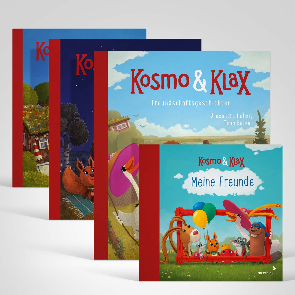 Buch-Cover Kosmo & Klax Reihe